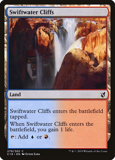 【EN】急流の崖/Swiftwater Cliffs [C19] 無C No.279