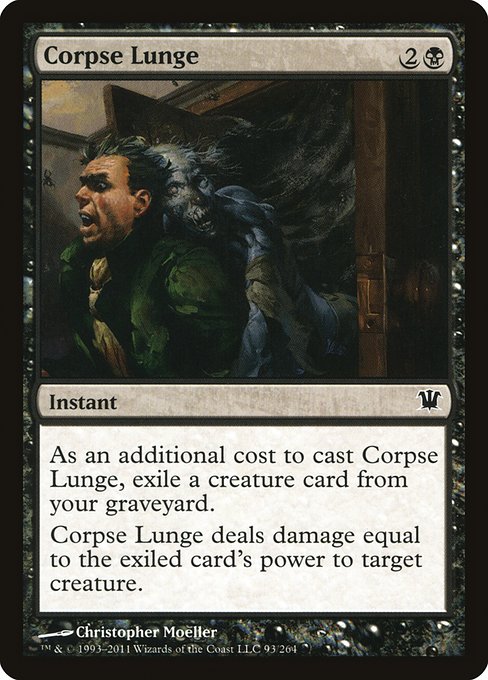 【Foil】【EN】死体の突進/Corpse Lunge [ISD] 黒C No.93
