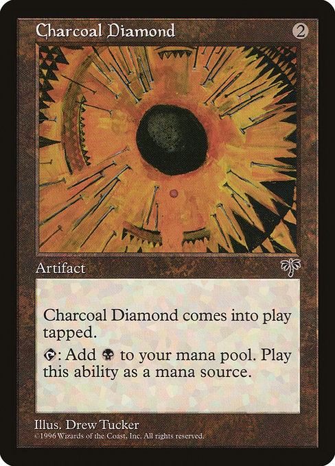 【EN】炭色のダイアモンド/Charcoal Diamond [MIR] 茶U No.296
