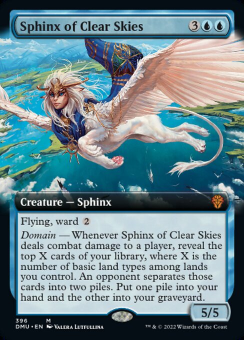 【EN】晴天のスフィンクス/Sphinx of Clear Skies [DMU] 青M No.396