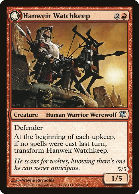 【EN】Hanweir Watchkeep // Bane of Hanweir [ISD] 混U No.145