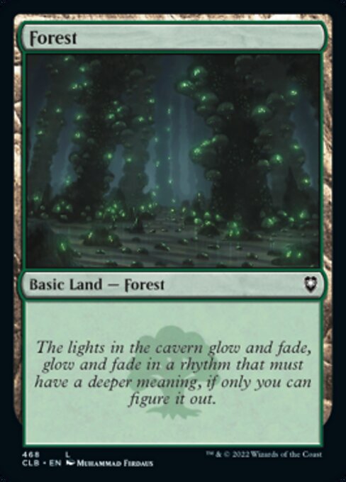 【Foil】【EN】森/Forest [CLB] 無C No.468