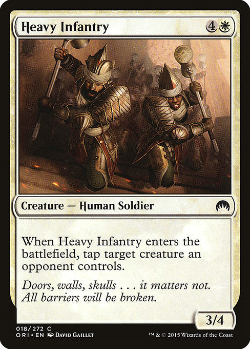 【EN】重歩兵/Heavy Infantry [ORI] 白C No.18