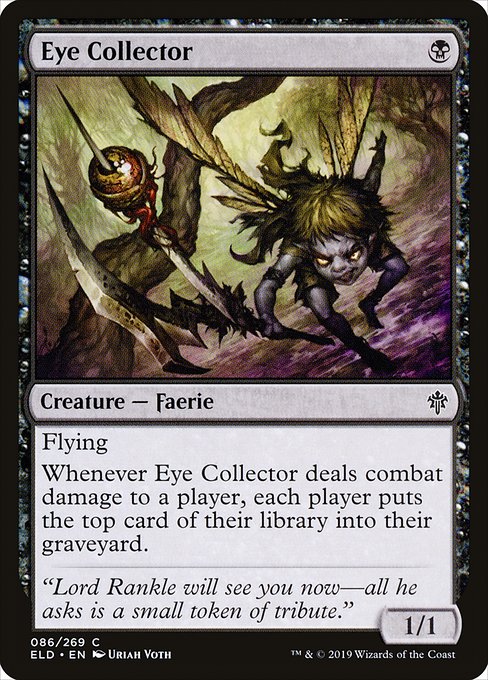 【Foil】【EN】目玉収集家/Eye Collector [ELD] 黒C No.86