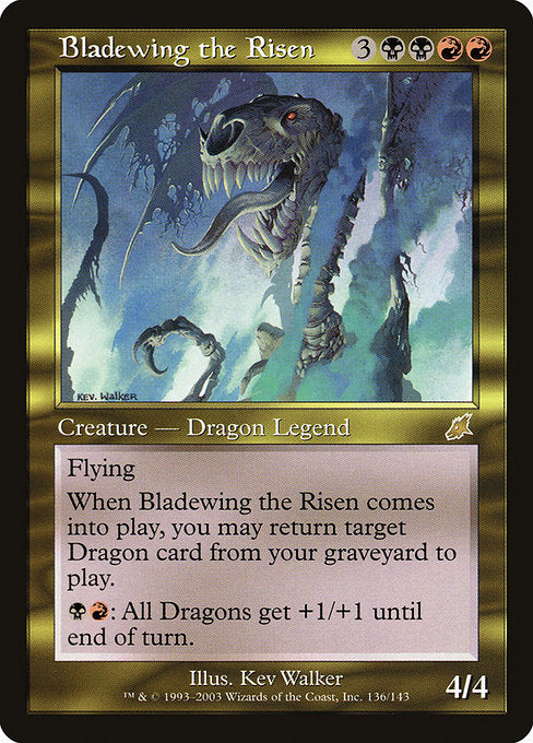 【Foil】【EN】帰ってきた刃の翼/Bladewing the Risen [SCG] 金R No.136