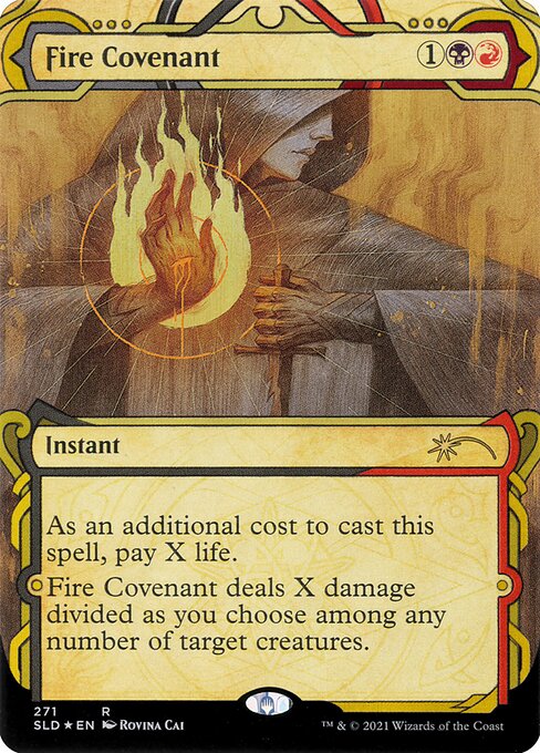 【ショーケース】【フルアート】【EN】Fire Covenant [SLD] 金R No.271