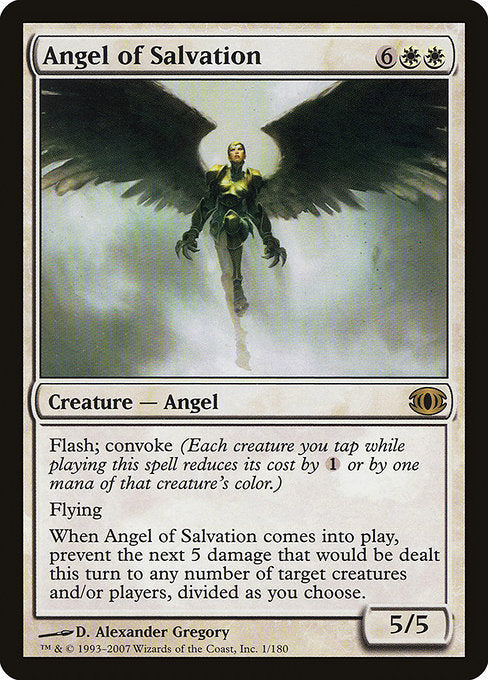 【Foil】【EN】救済の天使/Angel of Salvation [FUT] 白R No.1