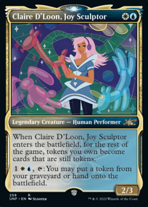 【Foil】【EN】Claire D'Loon, Joy Sculptor [UNF] 金R No.258