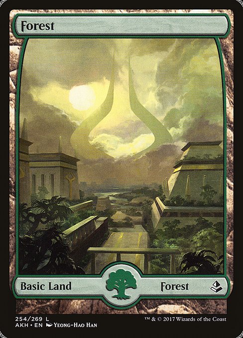 【Foil】【EN】森/Forest [AKH] 無C No.254