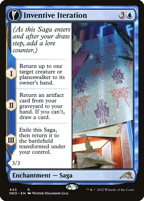 【Foil】【EN】Inventive Iteration // Living Breakthrough [NEO] 混R No.443