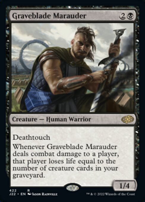 【EN】墓刃の匪賊/Graveblade Marauder [J22] 黒R No.422