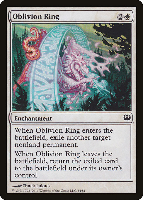【EN】忘却の輪/Oblivion Ring [DDG] 白C No.34