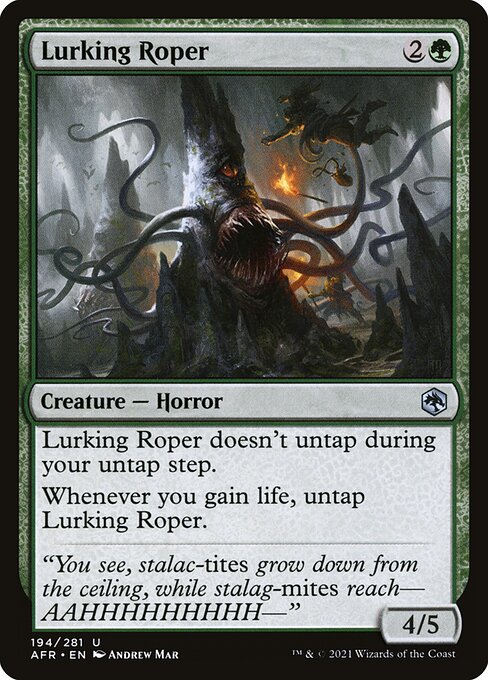 【EN】隠れ潜むローパー/Lurking Roper [AFR] 緑U No.194