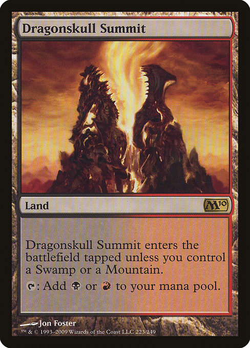 【EN】竜髑髏の山頂/Dragonskull Summit [M10] 無R No.223
