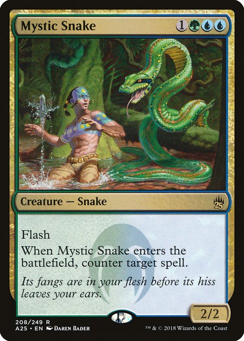 【EN】神秘の蛇/Mystic Snake [A25] 金R No.208