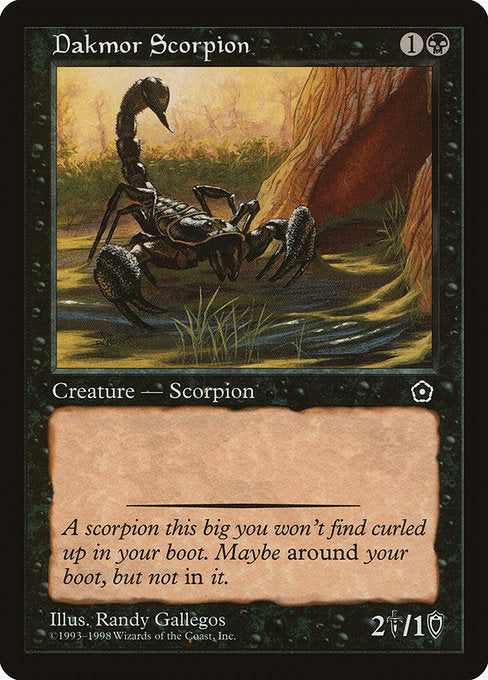 【EN】ダクムーアの蠍/Dakmor Scorpion [P02] 黒C No.70