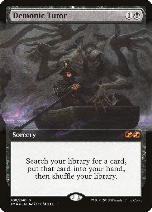 【Foil】【EN】悪魔の教示者/Demonic Tutor [PUMA] 黒M No.U8