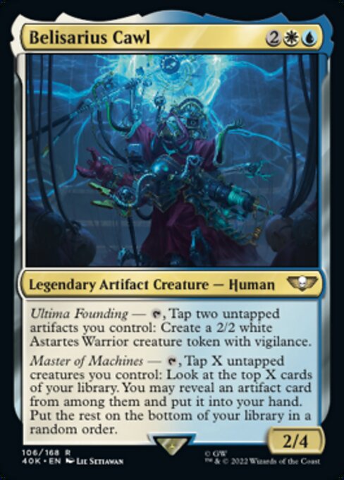 【Foil】【EN】Belisarius Cawl [40K] 茶R No.106★