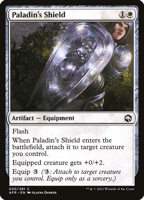【Foil】【EN】パラディンの盾/Paladin's Shield [AFR] 茶C No.30