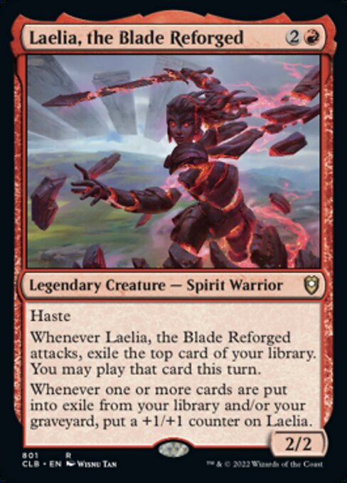 【EN】再鍛の刃、ラエリア/Laelia, the Blade Reforged [CLB] 赤R No.801