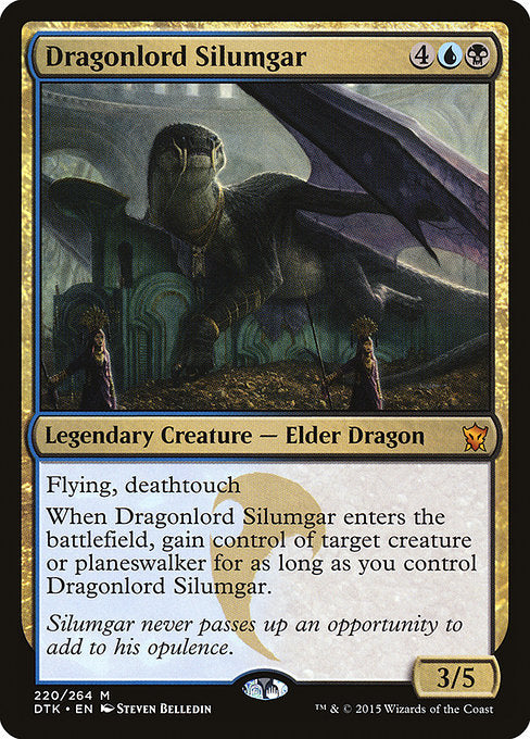 【Foil】【EN】龍王シルムガル/Dragonlord Silumgar [DTK] 金M No.220