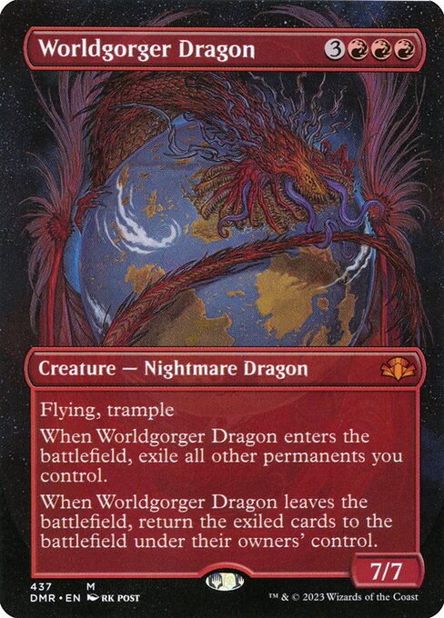 【EN】世界喰らいのドラゴン/Worldgorger Dragon [DMR] 赤M No.437