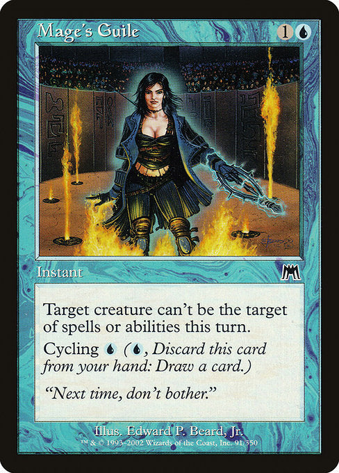 【Foil】【EN】魔道士の悪知恵/Mage's Guile [ONS] 青C No.91