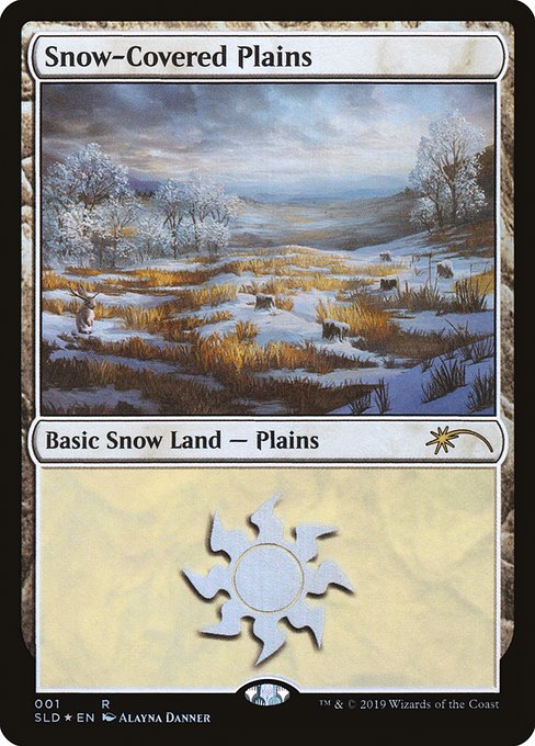 【EN】冠雪の平地/Snow-Covered Plains [SLD] 無R No.1