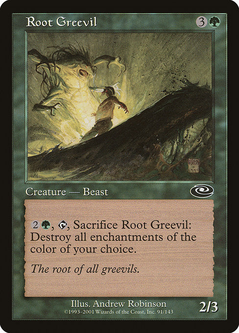 【EN】始祖グリーヴィル/Root Greevil [PLS] 緑C No.91