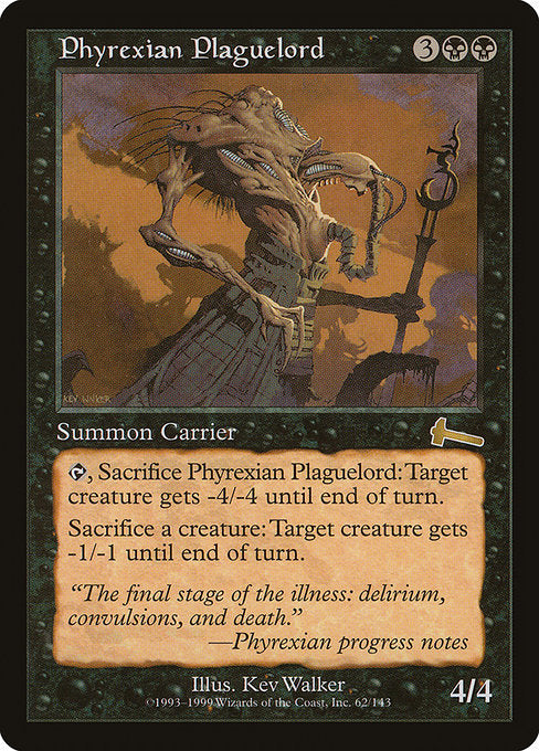 【Foil】【EN】ファイレクシアの疫病王/Phyrexian Plaguelord [ULG] 黒R No.62