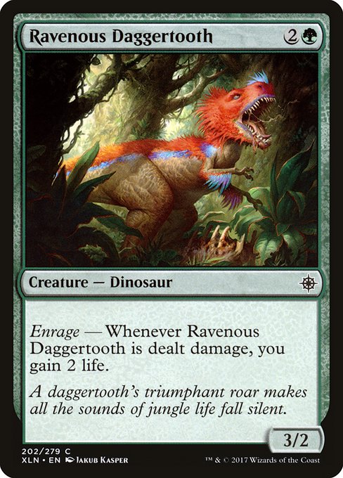 【EN】貪欲な短剣歯/Ravenous Daggertooth [XLN] 緑C No.202