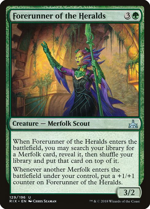 【EN】川守りの先駆け/Forerunner of the Heralds [RIX] 緑U No.129