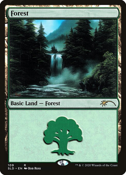 【Foil】【EN】森/Forest [SLD] 無R No.109