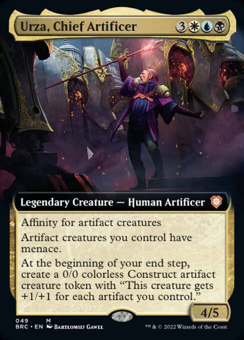 【Foil】【EN】工匠の主任、ウルザ/Urza, Chief Artificer [BRC] 金M No.49