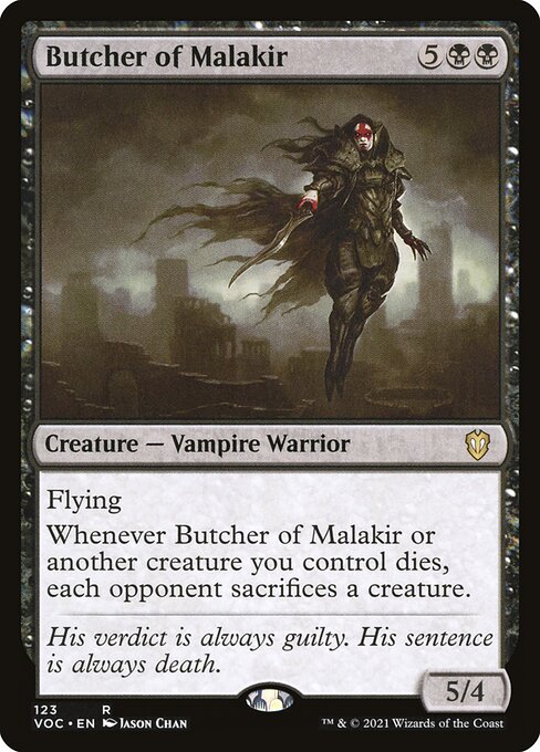 【EN】マラキールの解体者/Butcher of Malakir [VOC] 黒R No.123