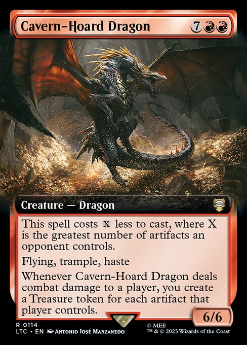 【EN】洞窟に宝蓄えしドラゴン/Cavern-Hoard Dragon [LTC] 赤R No.114