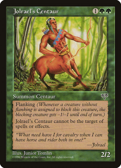 【EN】ジョルレイルのケンタウルス/Jolrael's Centaur [MIR] 緑C No.222