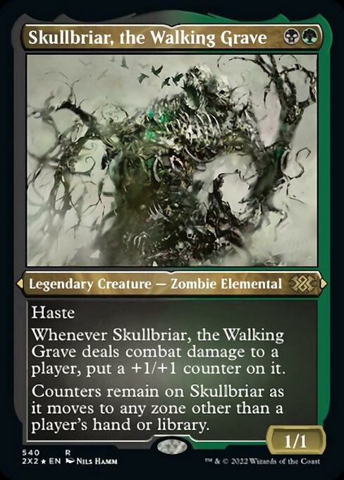 【EN】歩く墓場、髑髏茨/Skullbriar, the Walking Grave [2X2] 金R No.540