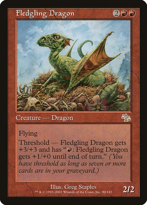 【EN】巣立つドラゴン/Fledgling Dragon [JUD] 赤R No.90