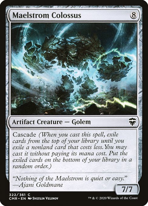 【Foil】【EN】大渦の巨人/Maelstrom Colossus [CMR] 茶C No.322