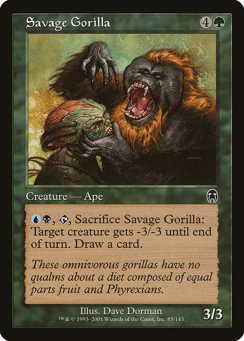 【EN】凶暴なゴリラ/Savage Gorilla [APC] 緑C No.85