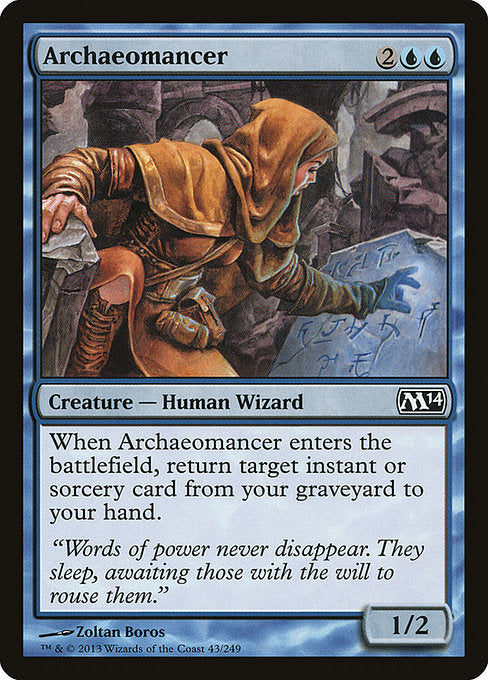 【Foil】【EN】古術師/Archaeomancer [M14] 青C No.43