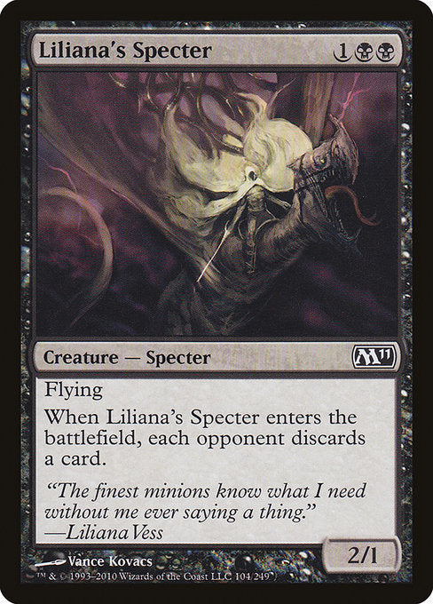 【EN】リリアナの死霊/Liliana's Specter [M11] 黒C No.104