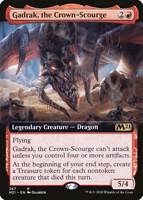 【Foil】【EN】冠滅ぼしのガドラク/Gadrak, the Crown-Scourge [M21] 赤R No.367