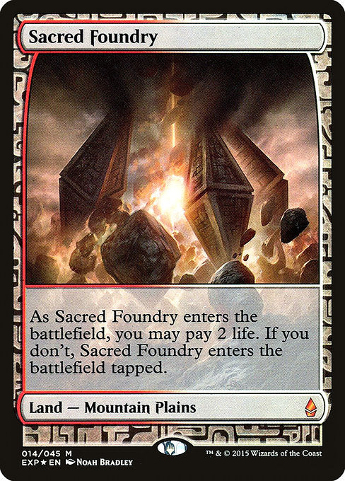 【Foil】【EN】聖なる鋳造所/Sacred Foundry [EXP] 無M No.14