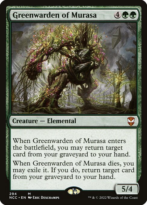 【EN】ムラーサの緑守り/Greenwarden of Murasa [NCC] 緑M No.294