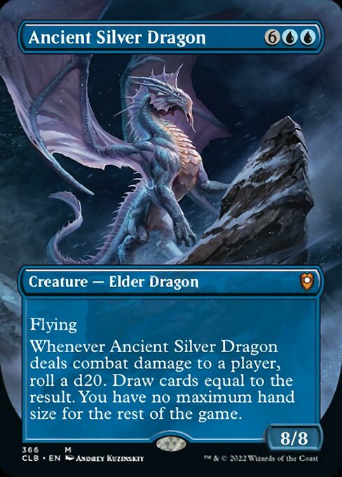 【EN】エインシャント・シルヴァー・ドラゴン/Ancient Silver Dragon [CLB] 青M No.366