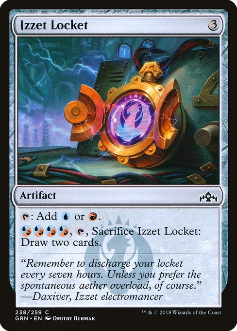 【Foil】【EN】イゼットのロケット/Izzet Locket [GRN] 茶C No.238