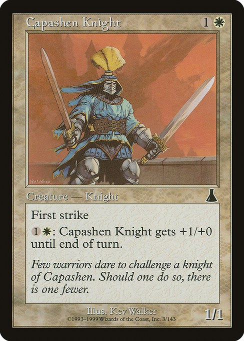 【EN】キャパシェンの騎士/Capashen Knight [UDS] 白C No.3