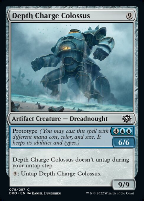 【Foil】【EN】深奥の突撃巨像/Depth Charge Colossus [BRO] 茶C No.78